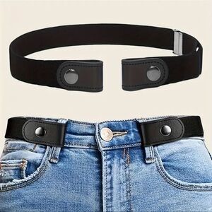 Belt, Comfort Fit No Buckle Design, Soft, Elastic and Adjustable